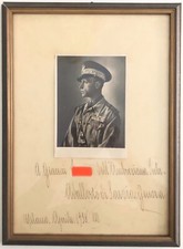 CALCIO AMBROSIANA INTER DEDICATION AUTOGRAPH DI ADALBERTO DI SAVOIA MILAN 1938 picture