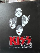 2001 NECA  KISS Alive  Base Collector Set in 3-Ring cards KISS Alive Binder picture