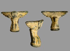 Ba'al Demon Worship Idol Phoenician Canaanite 1200BC Antiquity Bat Lion Paw picture