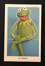1978 SWEDISH MUPPET SHOW #10 KERMIT *ROOKIE CARD* JIM HENSON DISNEY LOW POP MINT picture