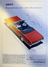 Magazine Advertisement 1966 Oldsmobile Olds 4-4-3 Way Out Front Style picture