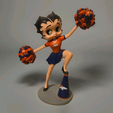 The Hamilton Collection Betty Boop Belle of The Broncos Handbell Figurine 0552 picture