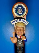 President Donald J Trump Hey Liberals Republican Kegerator Beer Tap Keg Handle picture