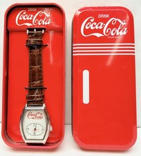 Vintage Coca-cola Watch In Tin Brand New Collectible picture