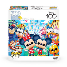 DISNEY  100 FUNKO POP MICKEY MOUSE MINNIE 500 PC PUZZLE 18
