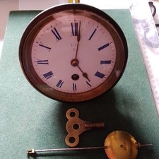 Antique Round Clock Mech ,platnauer Frerec Paris Spares and Repairs  CC682 picture