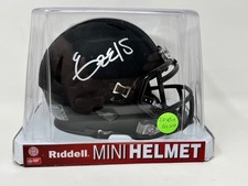 Ezekiel Elliott Signed Ohio State Black Out Football Mini Helmet Autograph picture
