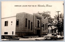 American Legion Post No. 23 Watseka Illinois IL Old Ford Truck Real Photo RPPC picture