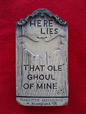 RARE Disneyland HAUNTED MANSION 1970 Randotti headstone 