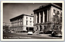 K43/ Missoula Montana RPPC Postcard c40-50s U.S. Federal Building  15 picture