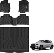3W Floor Mats & Cargo Liner for Mercedes Benz GLE 2020-2026 350/450/53 AMG (Fit picture