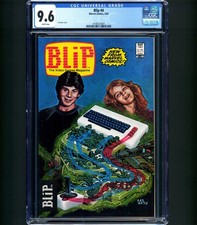 1983 ONLY 2 GRADED HIGHER - Blip #4 CGC 9.6 Marvel Comics Video Game Magazine NM picture