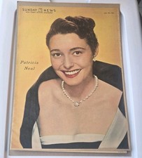 NEW YORK SUNDAY NEWS PATRICIA NEAL COVER June 24, 1951 VG FOR AGE 24 PAGES picture