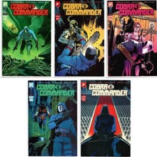 Cobra Commander #1 2 3 4 5 MAIN Cover A COMPLETE Set Lot 2023 2024 picture