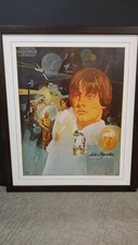 Del Nichols original Lucas Films Ltd 1/1000 lim ed Luke Skywalker lithograph picture