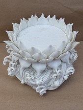 Peter Ting Contrasts Gallery Dehua White Porcelain Lotus Sculpture AS IS DAMAGED picture