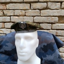 VUKOVAR 1991  Serb paramilitary forces lizard - tiger stripe beret cap - Serbian picture