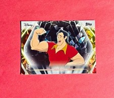 Topps Disney Neon GASTON BLACK Diamante Serial Numbered ONLY 10 Beauty and Beast picture