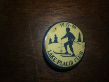 Beautiful Vintage Lake Placid Club Membership Badge for 1939-40 Season VGC Rare picture
