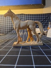 Large Unmarked Resin Horse Figurine Statue 9.25