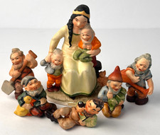 Friedel Snow White Germany US-Zone Figurine with Dwarf Figurines picture