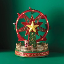 Avon Christmas Musical Light Up Ferris Wheel Plays 8 Songs Brand New in Box picture