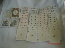 MINT COMPLETE Vtg. DECK FRENCH SUITED COSTUMES DES METIERS PLAYING CARDS France picture