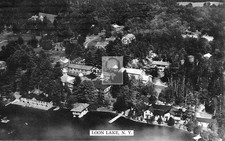 Birdseye View Loon Lake New York NY - Reprint picture
