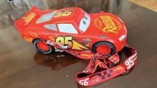 Disney Parks Cars Lightning McQueen 20th Anniversary Popcorn Bucket Lights Up picture