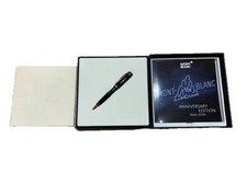 Excellent MONTBLANC Anniversary Edition 1906-2006 Ballpoint Pen Black Gold 100th picture