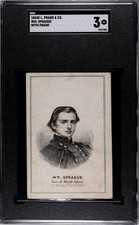 1860s L. Prang & Co William Sprague SGC 3 Battle Of Bull Run & Rhode Island Gov. picture