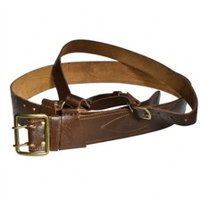 VTG Soviet Army Officer's Leather Belt ( portupeia)  USSR, L  Size 3 NEW  picture