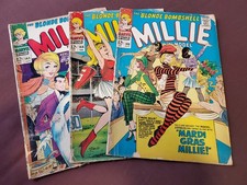 Millie the Model 1967 Marvel Comics Lot of 3 Nos. 145, 146, 148  picture