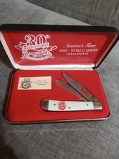 1995 Baseball World Series Champions Atlanta Braves knife in original box picture