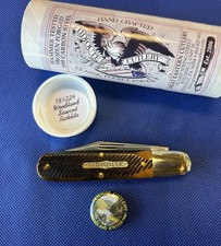 great eastern cutlery Gec Tidioute 781224 Woodland Sawcut Micarta  picture