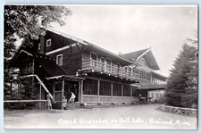c1930's Grand View Lodge On Gull Lake Brainerd MN RPPC Photo Vintage Postcard picture