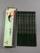 12 Japanese Vintage Pencil Mitsubishi 9800 2H JIS picture