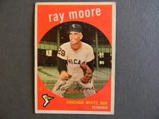 1959 Topps Baseball Card 293 Ray Moore picture