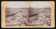 Photo:Kirksville Missouri 1899 Tornado Wreckage Stereoview Photo picture