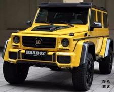 1/43 Brabus 4x4 2 AUF Base Mercedes-Benz G 500 4X4 2 2016 (Yellow) mini car picture