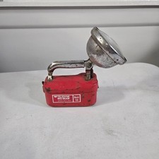 Vintage Teledyne Big Beam Model 166 Red Flashlight Lantern Handlamp Crystal Lake picture