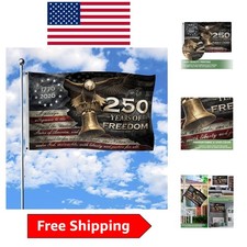 Durable 3x5 Ft Commemorative USA Flag - Vibrant Eagle Design, Indoor/Outdoor Use picture