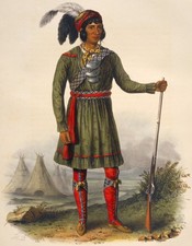 Osceola Seminole Chief 1838 Vintage Portrait Photo Reprint Wall Art picture