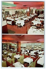 c1950s China Bowl Restaurant Inc New York NY Dual View Unposted Vintage Postcard picture