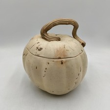 PATRICIA GARRETT Studio Pottery PUMPKIN Tureen w/ Lid 8