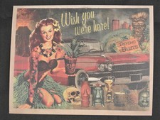 Psycho Suzi’s Motor Lounge Tiki Mug Postcard – Tiki Bar MINT picture