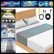 Grounding Sheet for Bed 90% Organic Cotton+10% Pure Silver Fiber, Grounding Fitt picture