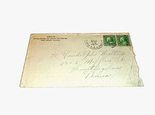 1911 FRED HARVEY SANTA FE ATSF USED ENVELOPE ALBUQUERQUE & ASH FORK RPO TRAIN #9 picture