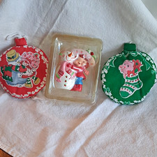 Vintage Strawberry Shortcake Christmas Ornament Lot 3  2004 picture