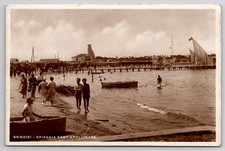1939 Brindisi Sant' Apollinare Beach Italy RPPC Vintage Real Photo Postcard picture